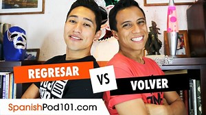 Let's study the difference between "Volver" and "Regresar" in #Spanish! ❓🤠 P.S. Want more videos like this? Sign up now for FREE: https://www.spanishpod101.com/?src=facebook_vocabulary_fb_video_120520 | Learn Spanish - SpanishPod101.com