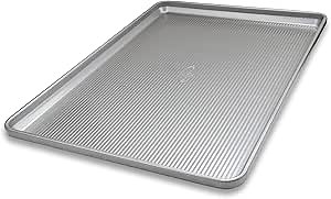 USA Pan Bakeware Heavy Duty Half Sheet, Warp Resistant Nonstick Baking Pan