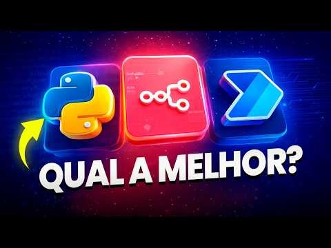 Qual a melhor ferramenta para automação? Python x n8n x Power Automate