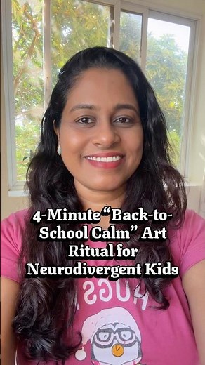 Back-to-School Anxiety Reset for Autism & ADHD | 4-Minute Calm Art Activity for kids