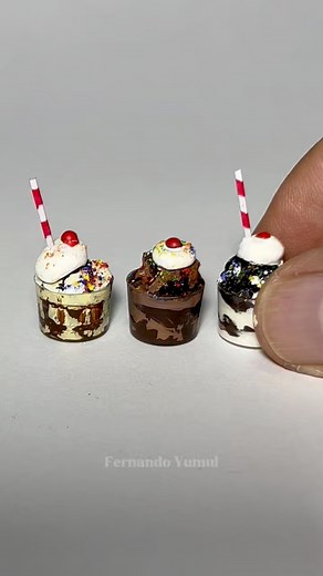 50K views · 1.2K reactions | Miniature ice cream sundae Miniature ice cream sundae — quick tutorial  #MiniatureArt #dioramaartist #miniaturequotes #miniatureartwork #fyp #everyone #dioramaart #filipino #miniature #DIY #diorama | Fernando Yumul | Facebook