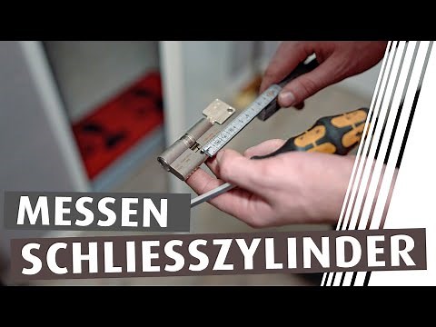Tutorial | Schließzylinder richtig ausmessen - So geht es