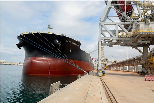 Takoradi port makes history again, receives biggest bulk ship since 1928