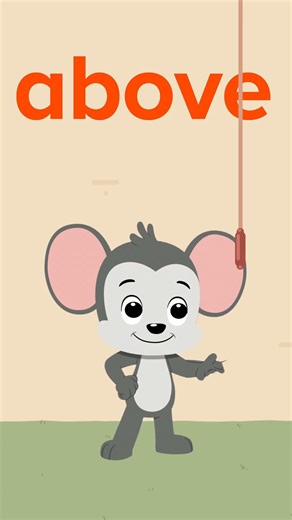 Kindergarten Sight Words: Above | ABCmouse #learning #education #sightwordsforkids #kindergarten