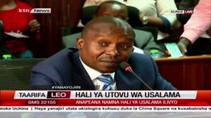CS Kithure Kindiki: One school in Baringo was taken by bandits and the classrooms became their home. Class 8 became the home of the head of the family, class 7 the bedroom of the first wife, class six became the bedroom of the second wife, class 5 the bedroom of the first born; there is no greater impunity than this. | KTN News Kenya