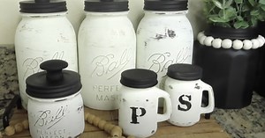 How To Make A High-End Dollar Tree Farmhouse Kitchen Decor Set
