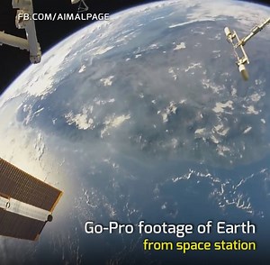 1.4M views · 5.4K reactions | Go-Pro footage of earth from space station. | Aimal | Facebook