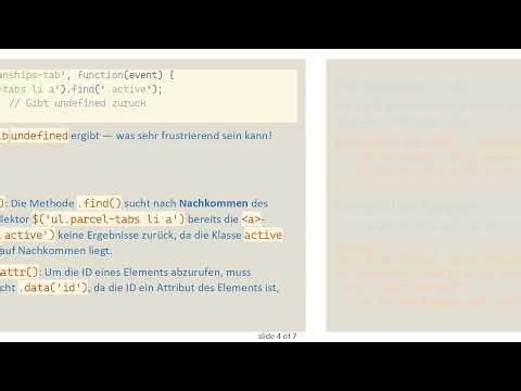 Wie man mit jQuery eine ID innerhalb einer Liste findet