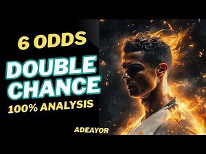 6 Odds Football Predictions and Analysis Using Double Chance 🔥 Smart Strategy ‎