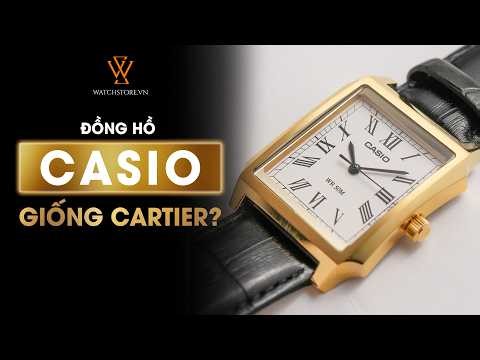 Casio MTP-B190 – A tank-style watch at an affordable price, but looks like a Cartier?