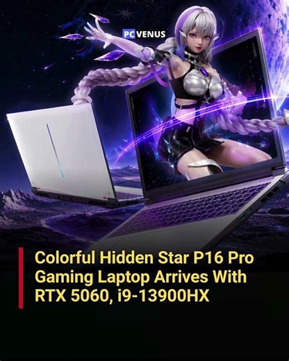 Colorful Hidden Star P16 Pro RTX 5060 Gaming Laptop with i9-13900HX