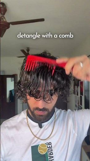 Lazy Curly Hair Routine for Men