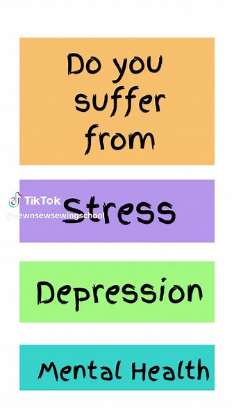 "Discover the calming power of sewing for your mental well-being! Enga...