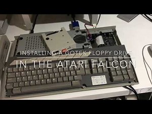 Installing the Gotek Floppy Drive in the Atari Falcon