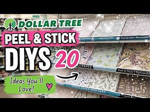 20 Brilliant Dollar Tree Peel & Stick DIYs