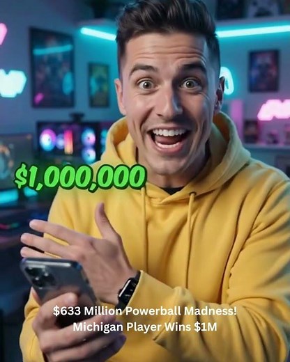 $633 Million Powerball Madness! Michigan Player Wins $1M