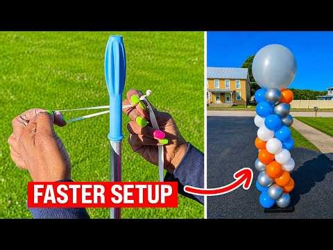 How to Pre-String Balloon Columns for Faster Setup