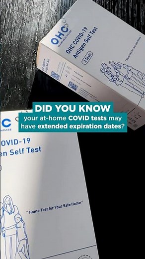 The FDA has extended the expiration dates on many COVID-19 tests: https://bit.ly/3ZDMZjI