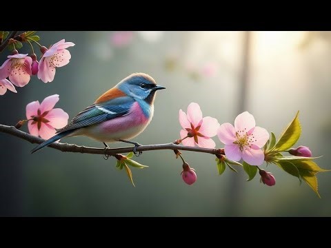 Top 100 Most Beautiful Small Birds on Earth | Chirping and Soft Background Music for Stress Relief