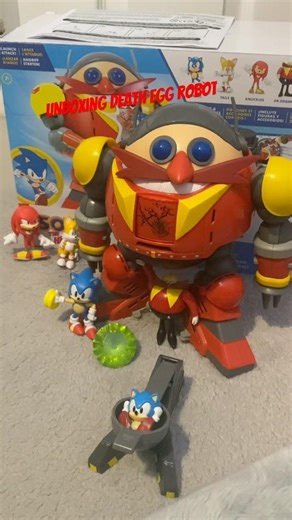 Unboxing death egg robot from Sonic (999 subscribers special🤩) #sonic #unboxing #sonicthehedgehog