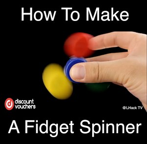 9.5K views · 20 reactions | ❌ How To Make A Fidget Spinner ❌ (Youtube Credit: LHack TV) | DiscountVouchers | Facebook