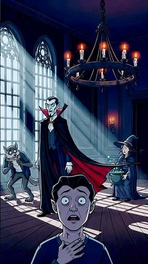 Vampire Party Mystery! Halloween Riddle Challenge🧛🏻🩸😱#shorts