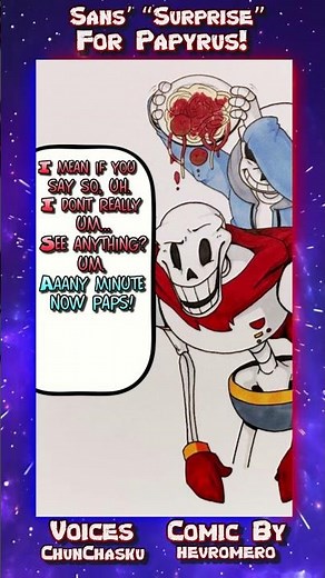 Sans’ “Surprise” For Papyrus 😂 | Undertale Comic Dub