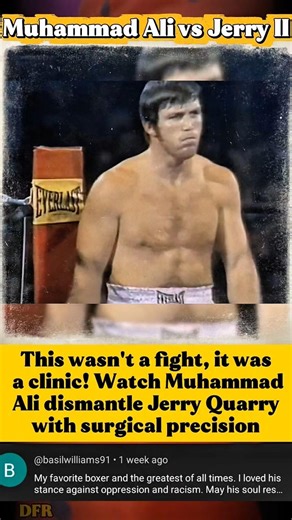 Muhammad Ali Super Knock Out Jerry Quarry II #fypシ゚viral #shorts #new #boxing #legend #muhammadali