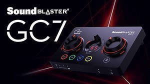 Creative Sound Blaster GC7 Game Streaming DAC Amp mit Programmierbaren Tasten, 7.1 Virtual Surround, Battle Mode, Scout Mode, GameVoice Mix, Dolby Audio, kompatibel mit PC, PS4/PS5, Nintendo Switch