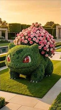 Grow ’Em All — Episode 1: Bulbasaur 🌱 #GrowEmAll #Bulbasaur #Transformation #Topiary #Timelapse