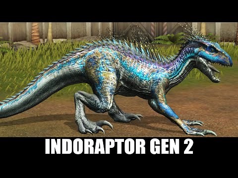 INDORAPTOR GEN 2 MAX LEVEL 40 - Jurassic World The Game
