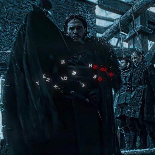 The weight he carried. #jonsnow