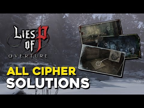 Lies Of P DLC All Cipher Machine Solutions (Tracker Of Dark Secrets Trophy Guide)