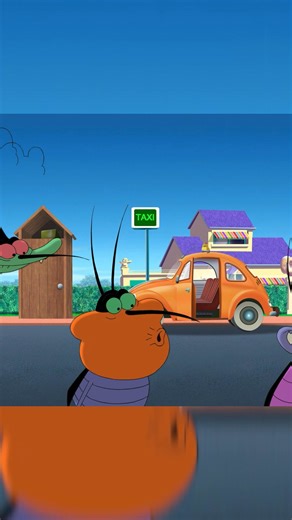 385K views · 9.6K reactions | 藍 The cab sticks a bit... #oggyandthecockroaches #oggy #cartoon #cat #fun #kitty #xilam | Oggy and the cockroaches | Facebook