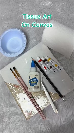 Tissue Art on Canvas: A Simple Guide