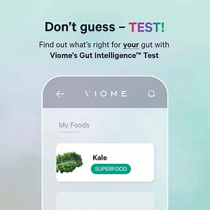 9.6K views · 44 reactions | Is Kale a Superfood for YOU? Don’t Guess—TEST! Only 11% of those tested saw kale as a superfood for them Does kale cause your microbes to overproduce pro-inflammatory sulfide gas? Find out what Superfoods and Precision Probiotics + Prebiotics are right for YOUR Gut microbiome with Viome’s Gut Intelligence | Viome | Facebook