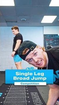 Single Leg Lateral Broad Jump Competition 📏⚡️