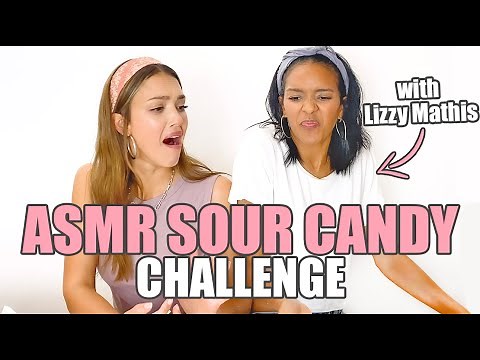 ASMR Sour Candy Challenge with Lizzy Mathis. | JESSICA ALBA