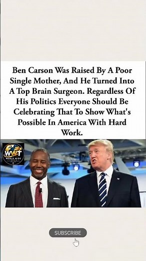 Ben Carson's Inspiring Journey: From Poverty to World-Renowned Brain Surgeon 🇺🇸 #shorts