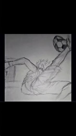 Re-animated Nagi's Bicycle kick 🇯🇵⚽ #anime #bluelock
