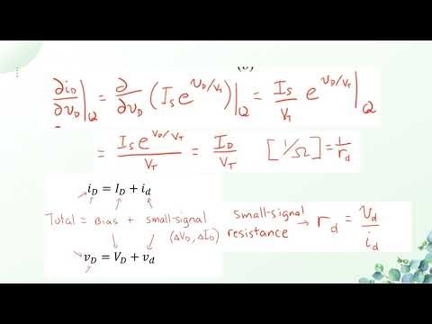 Diode Small Signal Model | AC Analysis of PN Junction Diode