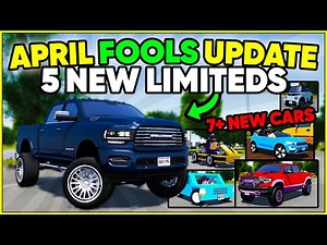 HUGE APRIL FOOLS UPDATE!! - LIMITED CARS?! - Greenville Roblox