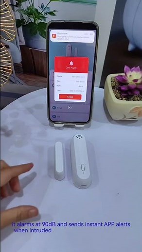 How To Use Tuya Smart WiFi Door Sensor to Protect Your Home? #TuyaSensor #DoorWindowAlarm #SmartHome