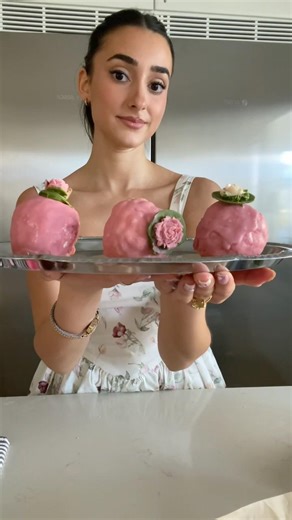 VIRAL fruit desserts, raspberry princess cake edition