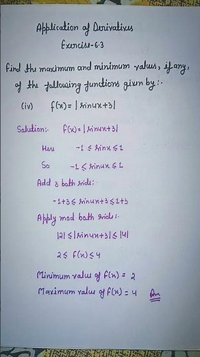 Application of derivatives ex 6.3 q2 part-(iv) ncert class-12 Maths chapter 6 Class 12 ex 6.3 q2