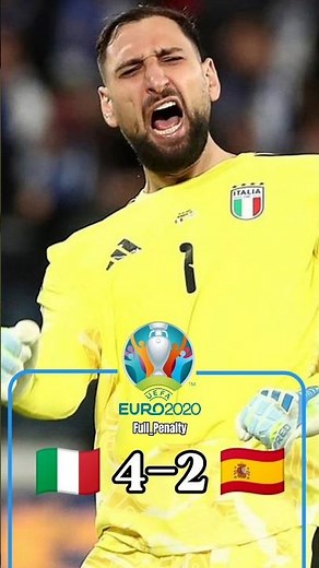 FULL PENALTY SHOOTOUT | ITALY VS SPAIN | UEFA EURO 2020