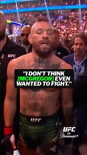 Deep Waters reacts to Conor McGregor's injury #UFC #MMA #ConorMcGregor