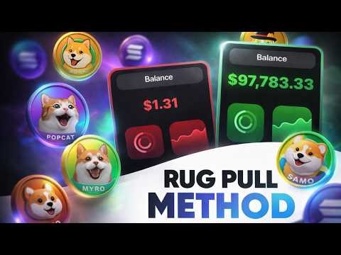 Rug Pull On Solana! Launch Strategy for Meme Coins Rug Pull Live 2026