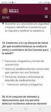 Examen SICAD COFEPRIS Mayo 2026. Aprobado con 9.50 #estudiantes #noticias #curso #medico #salud