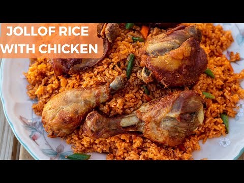 Jollof Rice With Chicken || Super Tasty Chicken and Rice Recipe